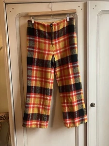 Vintage 1960s Julius Garfinkle & Co. Women’s Plaid Pants - Picture 1 of 8