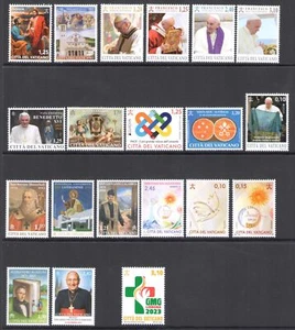 2023 Vatican, 24 Values+6 Sheets+1 Booklet+2 Mini Sheets (Not Retired) - Picture 1 of 2