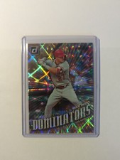 2019 Donruss Dominators Bronze Mike Trout 332/349 Angels