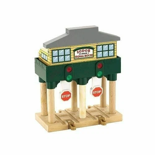 Fisher Thomas The Train Wooden Railway Deluxe Over-the-track Signal Y4092