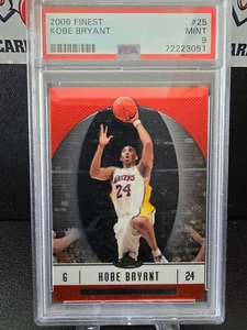 2006 Finest KOBE BRYANT #25 PSA 9 MINT - Picture 1 of 2