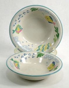dav Two Studio Nova China Barrier Reef Y2310 Pattern Coupe Soup Bowls - Picture 1 of 3