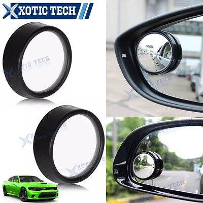 2 PIEZAS Espejo retrovisor lateral Vista trasera lateral Punto ciego redondo para todos los autos SUV - 2.0" Foto 1 de 4
