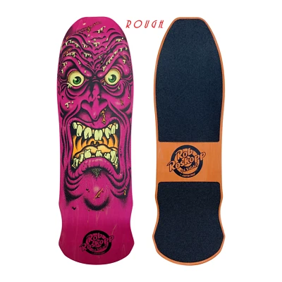 BLACK DIAMOND Die-Cut Grip Tape for Santa Cruz Rob Roskopp Face reissue by Rough GT