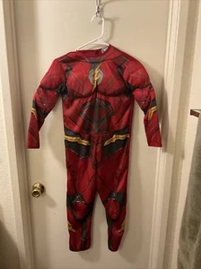Justice League The Flash Halloween Costume Red Muscle - Picture 1 of 11