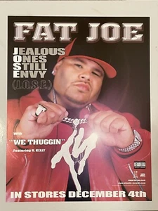 Fat Joe Jealous Ones Still Envy Promo 11" x 14" Static Cling Poster Hip Hop Rap - Bild 1 von 1
