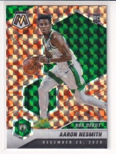 20/21 PANINI MOSAIC AARON NESMITH ROOKIE RC REACTIVE ORANGE PRIZM PARALLEL #279