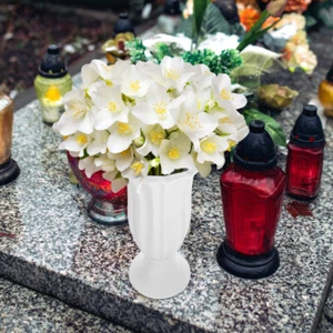 Roman Column Vase Graveyard Flower Pot Cemetery Vases For Dad Father - Picture 1 of 12