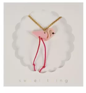 Bnwt Meri Meri Flamingo Necklace - Picture 1 of 3