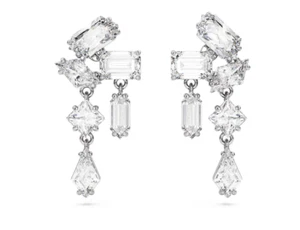 Swarovski 5665825 Orecchini pendenti Mesmera Taglio misto Bianchi Placcato Rodio - Foto 1 di 5