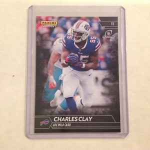 Charles Clay #408 Bills / Tulsa 1/1 Made 2017 Panini Instant NFL Black