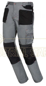 Pantalone invernale lavoro flanella multi tasche elasticizzati ISSA LINE 8730W - Foto 1 di 1