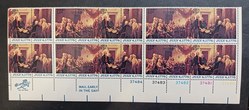 SCOTT 1691-1694 PLATE BLOCK PLUS 20 STAMPS - Image 1 of 1