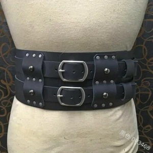 Medieval Vintage Wide Belt Knight Girdle Costume Cosplay Steampunk Waistband NEW - Picture 1 of 16