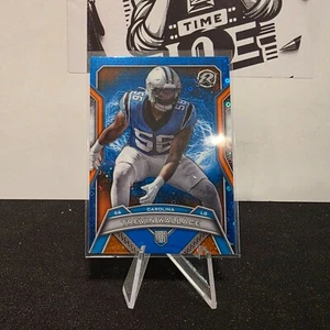 2024 Topps Resurgence Trevin Wallace - Orange Disco (RC) Panthers - Picture 1 of 2