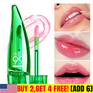Aloe Vera Lip Oil Colour Changing Soothing Lip Oil Mosturising Lipstick