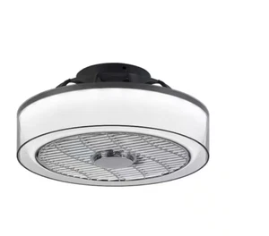 Pacific Core Smart Small 15.75 in. Indoor Grey Ceiling Fan/LED Lights 88622 - Picture 1 of 3