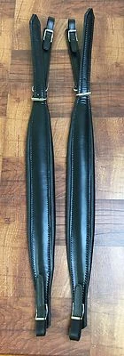 Coreas Para Acordeón. Correas de hombro de cuero para acordeón. #AS-1 negro Foto 1 de 3