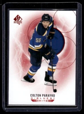 2020-21 SP Authentic Limited Red Colton Parayko St. Louis Blues #45 - Image 1 of 2