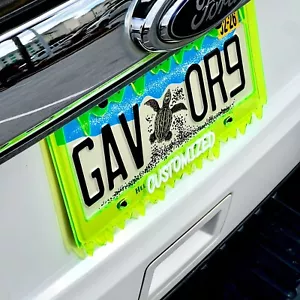 Slime CUSTOM License Plate Frame MULTI COLOR - Foto 1 di 13