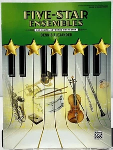 Five-Star Ensembles, Book 2: 6 Arrangements for Digital Keyboard Orchestra - Picture 1 of 4
