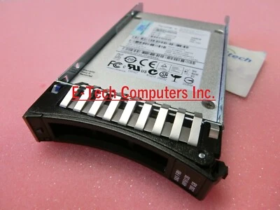 49Y6129 49Y6130 IBM Lenovo 200GB SAS 2.5 MLC Enterprise SSD System x M2 M3 M4 HS - Image 1 of 3