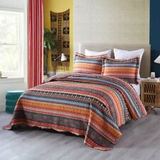 3Pcキルトベッドカバーセット寝具掛け布団ベッドルームフローラルクイーンキングサイズ、BY012