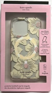 Kate spade Hardshell Magsafe Clear Case for iPhone 13 Pro - Hollyhock - Picture 1 of 3