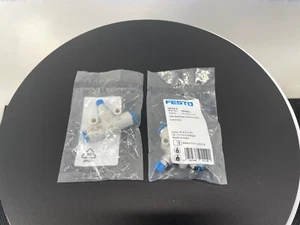 2x NEU OVP Festo GR-QS-6 193969 Drossel-Rückschlagventil QS-6 10 bar - Bild 1 von 3