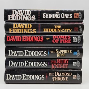 Complete Series Set ELENIUM & TAMULI Trilogy David Eddings First Edition HC DJ - Picture 1 of 21