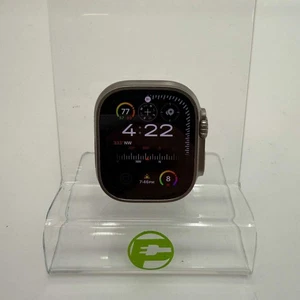Desbloqueado Apple Watch Ultra 49MM Titanio Natural MQEV3LL/A Solo Cara - Imagen 1 de 9