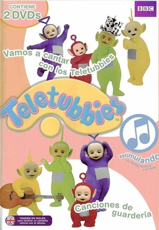 Teletubbies 2 DVD Vamos a Cantar  Canciones de Guarderia - Imagen 1 de 1