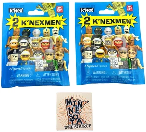 2 NEW K’NEX / Knex Men Mini Figure Blind Bag Series – Rare Packs (1993 Release) - Picture 1 of 6