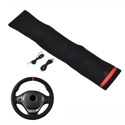 Brand New Steering Wheel Cover 38cm Anti-Slip Black Elements Protector - Image 1 of 4