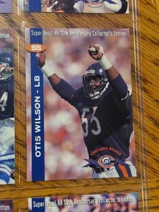 Otis Wilson 1995 Super Bowl XX 10 aniversario - Chicago Bears - Imagen 1 de 1