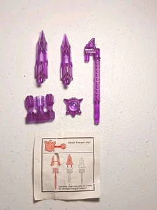 Omega Energon Spear Purple Transformers Botcon OTFCC 2004 Complete Attendee - Picture 1 of 6