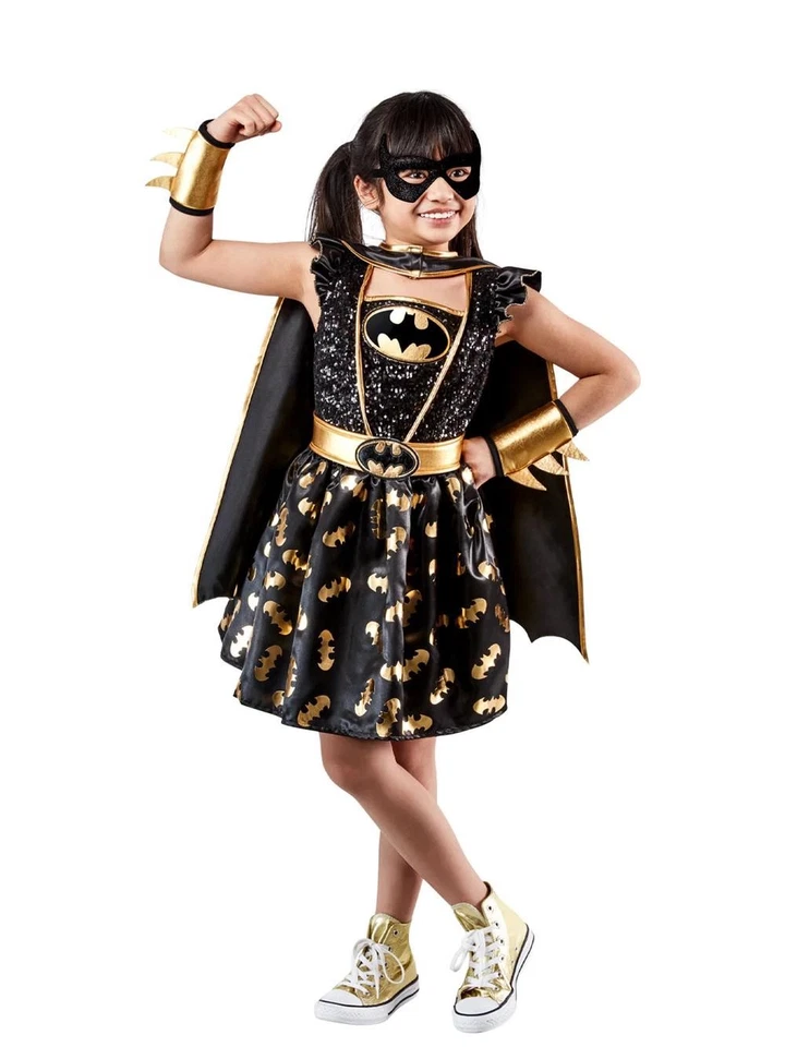 Fantasia Batgirl Premium - 5-6 anos - Rubis - Imagem 1 de 1