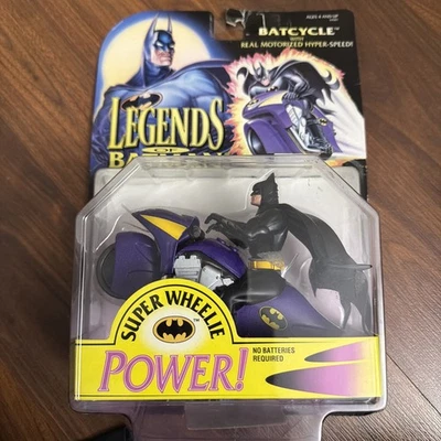 Figura de acción Legends of Batman Batcycle Wheelie Power 1994 Kenner Foto 1 de 3