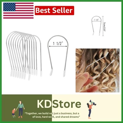 Clipes de substituição duráveis de aço inoxidável para rolos quentes de 1,5 polegadas - Imagem 1 de 4