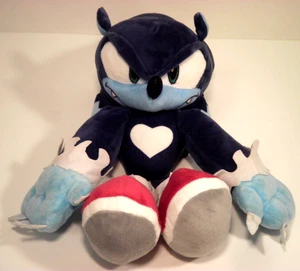 Peluche Sonic Werehog 13" Scatenato Occhi Verdi Senza Marca Peluche Cuore HTF - Foto 1 di 10