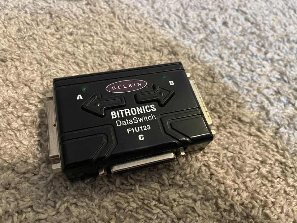 Belkin~F1U123~Bitronics~Data Switch~3 Parallel Port~Pre Owned - Image 1 of 1
