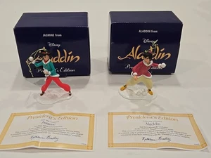 Grolier Disney Aladdin & Jasmine President Edition Ornaments Set of 2 - Picture 1 of 9