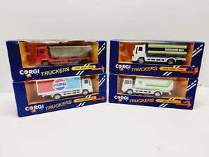 Vintage Corgi Truckers Pepsi BP Duckhams Oil Diecast Model Car 1990 Lot Of 4 - Picture 1 of 13