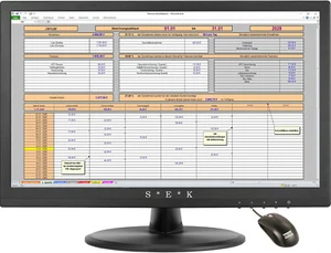 Digitales PC Computer Haushaltsbuch Excel APP Ausgaben Einnahmen Statistik - Picture 1 of 4