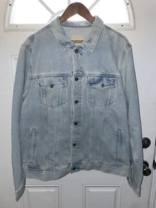 ADRIANO GOLDSCHMIED New Men’s Denim Trucker Jacket Size XXL (2XL) - Picture 1 of 10
