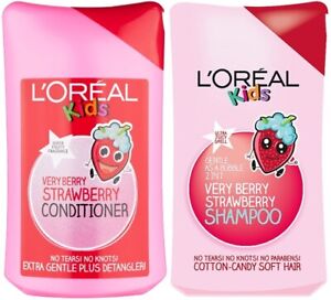 Loreal Kids Extra Gentle Very Berry Strawberry Shampoo & Conditioner 250ml