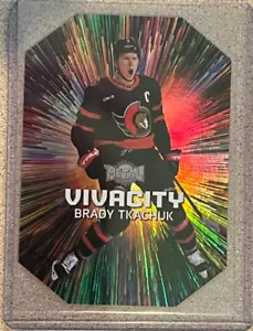 Brady Tkachuk Vivacity Ottawa Senators 2023-24 Skybox Metal Universe #16VC - Picture 1 of 2