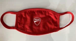 DUCATI Behelfs Mundschutz BehelfsMaske Mund-NasenAbdeckung Face Mask rot NEU - Picture 1 of 2