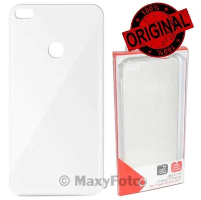 VODAFONE TPU RUBBER COVER CASE TRASPARENT PER HUAWEI P8 P9 LITE (2017) NOVA LITE - Immagine 1 di 4