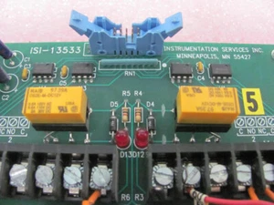 INSTRUMENTATION SERVICES ISI-13533 CONTROL BOARD T7274 - Picture 1 of 3